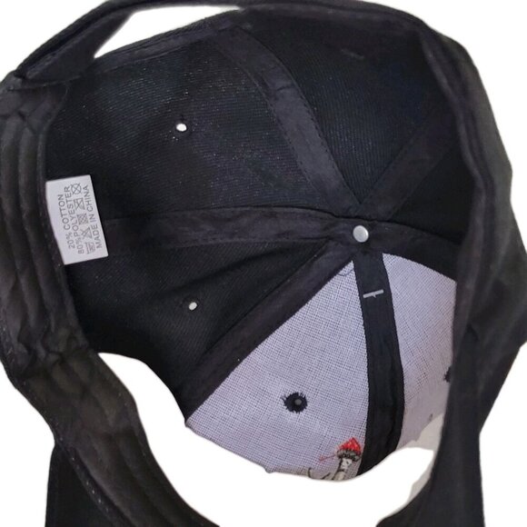 New York City Baseball Hat NWT Skyline Embroidered Cap Black Strap Back - Picture 4 of 4